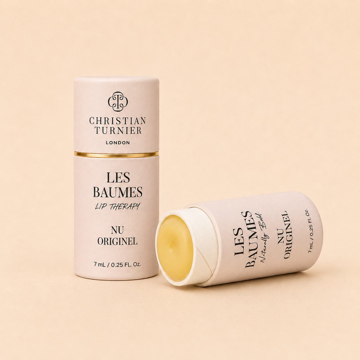Nu Originel Lip Therapy 7 ml open paper tube with gold detail