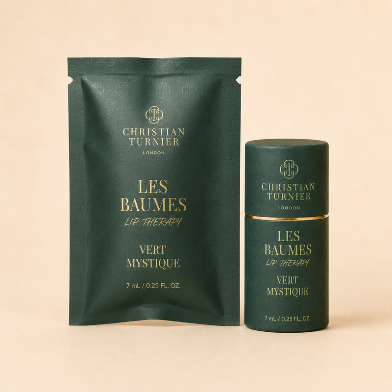 Les Baumes Lip Therapy Vert Mystique 7 ml tube with sachet